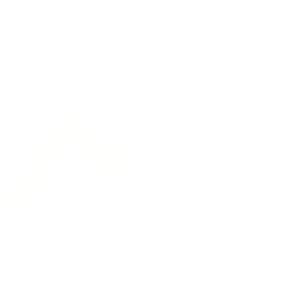 A stylized white graph featuring a search symbol.